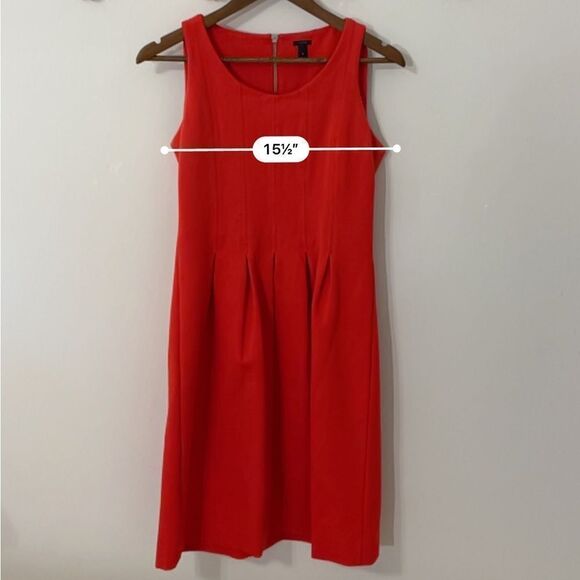 J. Crew  red dress size 6 - Picture 8 of 11